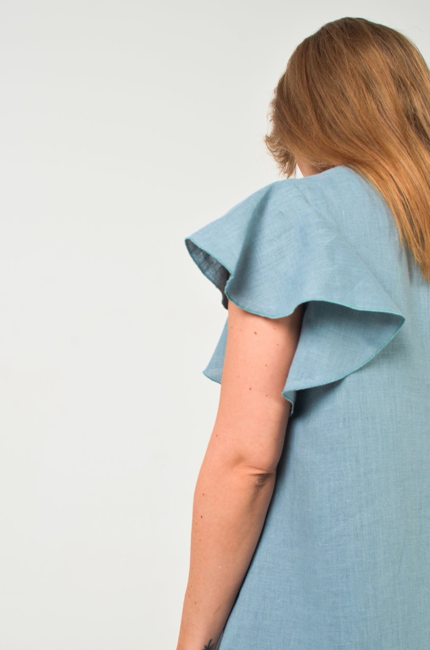 Linen dress WAVES
