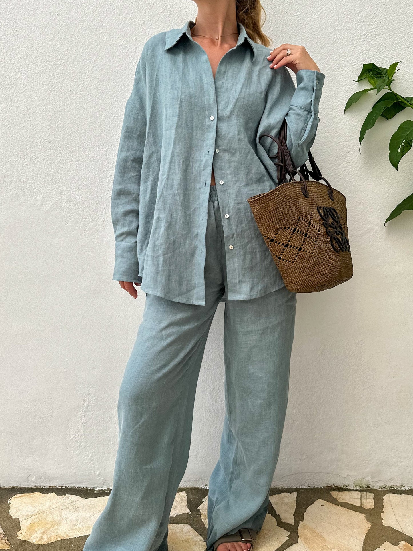 Linen shirt PALM & OCEAN pants